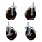 Service Caster 5 Inch High Temp Phenolic 58 Inch Threaded Stem Caster Set 2 Brakes SCC SCC-TS20S514-PHRHT-58212-2-TLB-2 - alternate 1